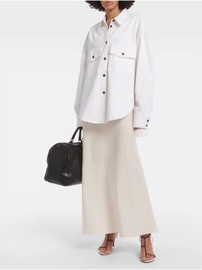 NWT Khaite The Mahmet oversized denim shirt